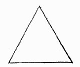 56) Trojhelnk se vemi ostrmi hly a temi stejnmi stranami.