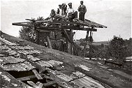 Přístavba plošiny pro nakládku vápna (1940)