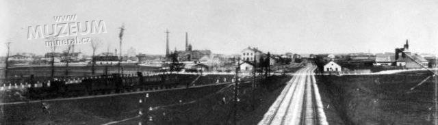 Oblast nádraží okolo roku 1910