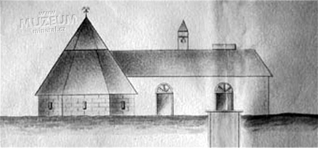 Bartolomějská šachta, kresba 1891